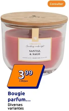 Offre: Bougie parfumee