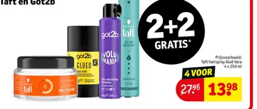 Aanbieding: Taft hairspray Aloë Vera