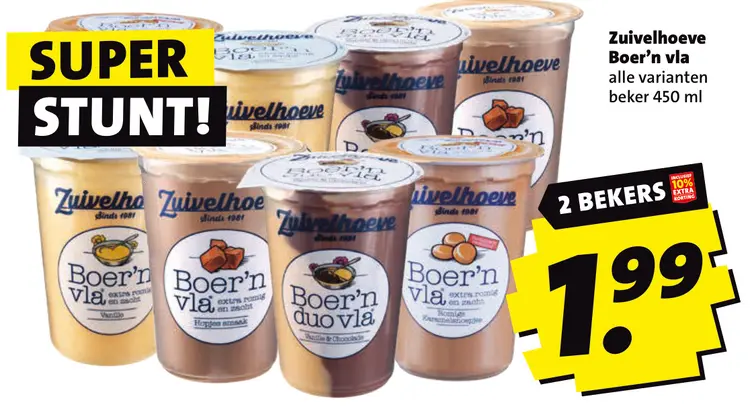 Aanbieding: Boer'n vla