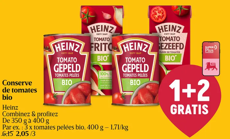 Offre: Conserve de tomates bio