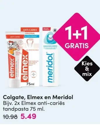 Aanbieding: Colgate, Elmex en Meridol