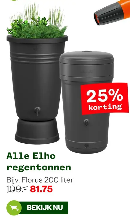 Aanbieding: Alle Elho regentonnen
