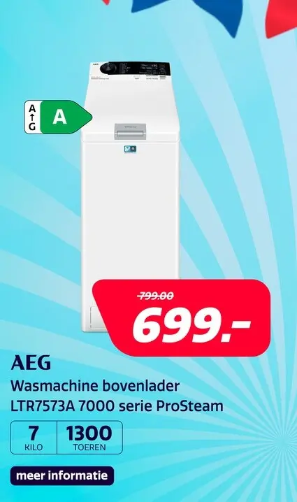 Aanbieding: AEG LTR7573A 7000 serie ProSteam
