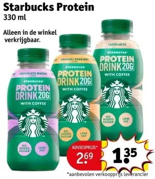 Aanbieding: Starbucks Protein