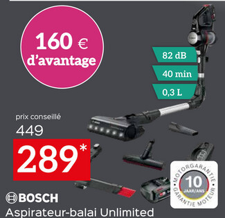 Offre: Aspirateur-balai Unlimited