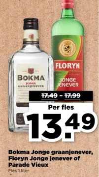 Aanbieding: Bokma Jonge graanjenever, Floryn Jonge jeneve