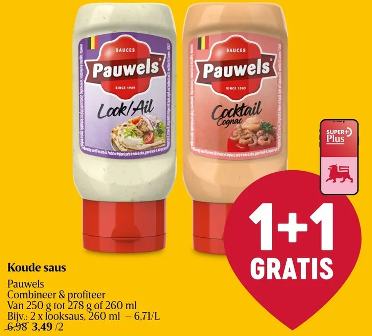 Promotie: Koude saus