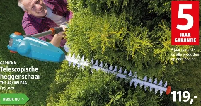 Aanbieding: Telescopische heggenschaar