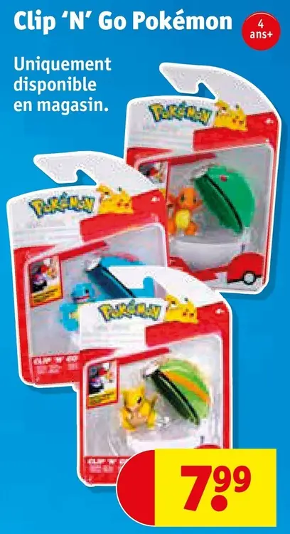 Offre: Clip 'N' Go Pokémon