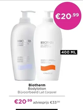 Aanbieding: Biotherm Bodylotion