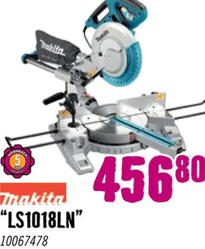 Aanbieding: MAKITA Afkortzaag LS1018LN