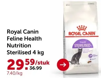 Aanbieding: Royal Canin Feline Health Nutrition Sterilised