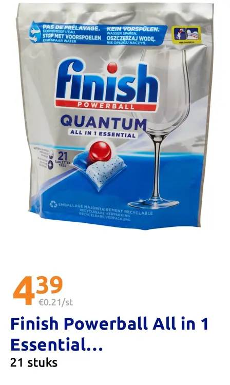 Promotie: Finish Powerball All in 1 Essential