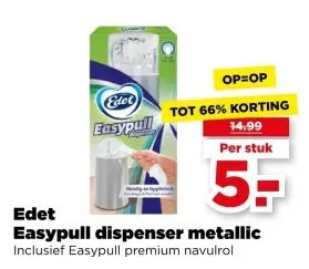 Aanbieding: Easypull dispenser metallic