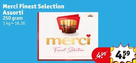 Promotie: Merci Finest Selection Assorti
