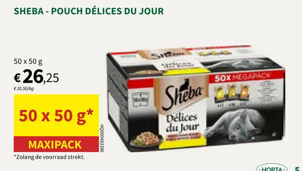 Promotie: Sheba Délices du Jour