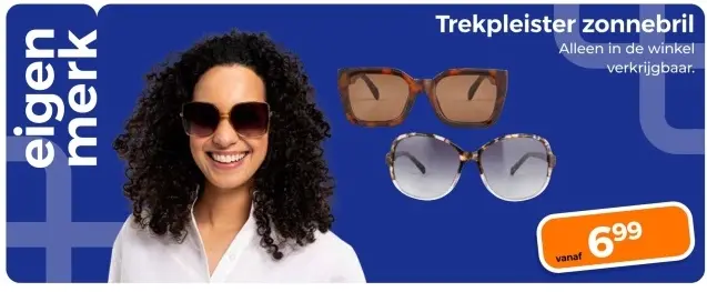 Aanbieding: Trekpleister zonnebril
