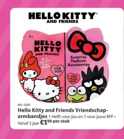 Aanbieding: Hello Kitty vriendschaps armbandjes