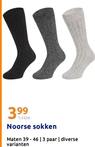 Aanbieding: Noorse sokken