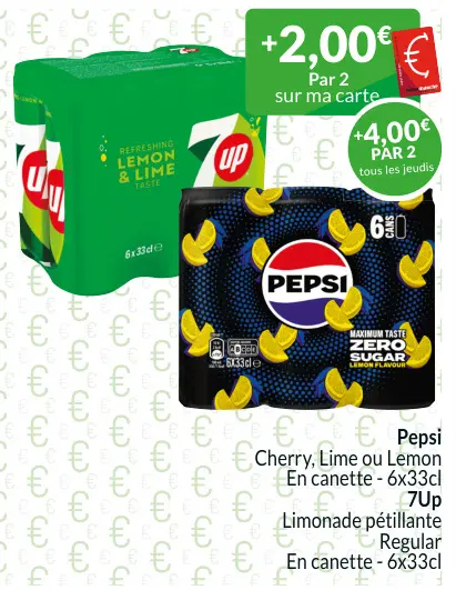 Offre: Pepsi ou 7Up