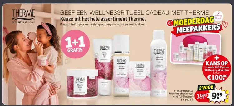 Aanbieding: foaming shower gel Mindful Blossom