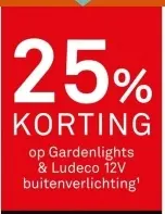 Aanbieding: Gardenlights & Ludeco 12V buitenverlichting