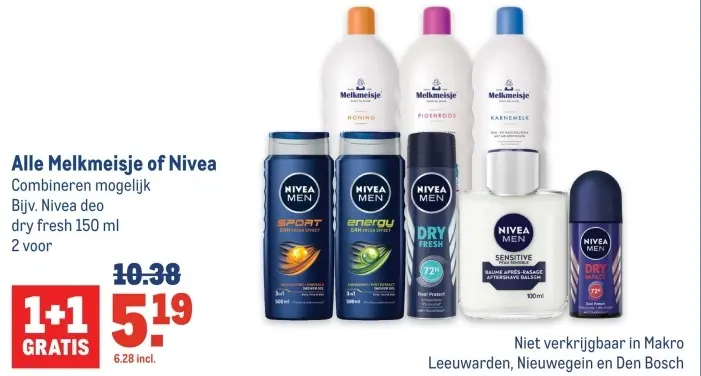 Aanbieding: Melkmeisje of Nivea