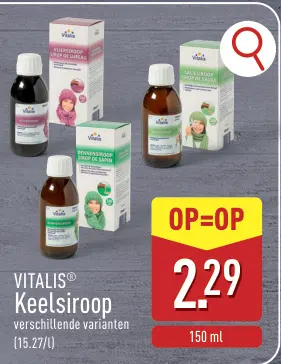 Promotie: Keelsiroop