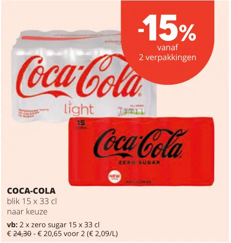 Promotie: Coca-Cola blik