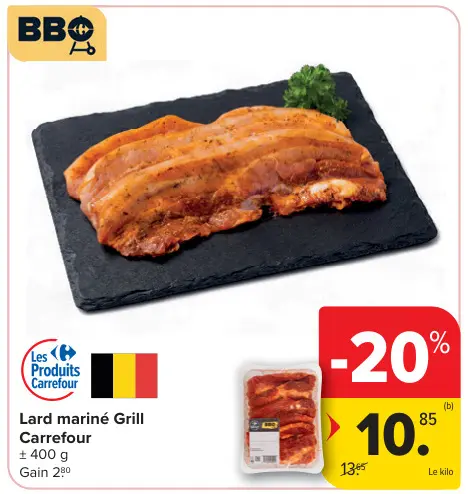 Offre: Lard mariné Grill