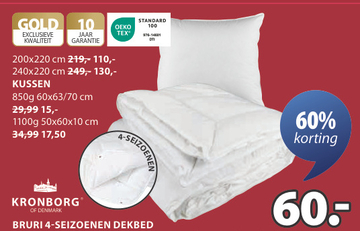 Aanbieding: BRURI 4-SEIZOENEN DEKBED