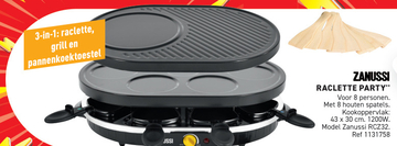 Aanbieding: ZANUSSI RACLETTE PARTY"