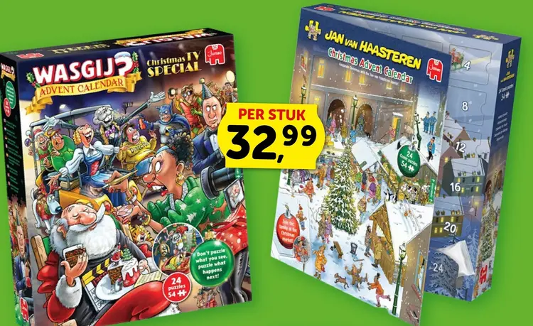 Aanbieding: Wasgij of Jan van Haasteren Christmas Advent