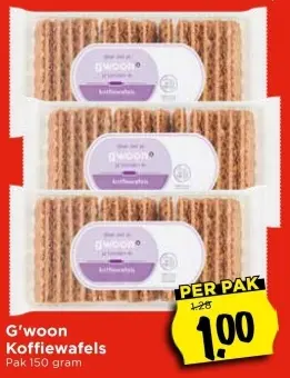 Aanbieding: G'woon Koffiewafels