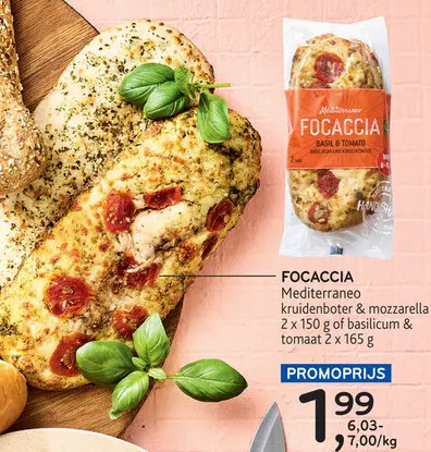 Promotie: Focaccia 