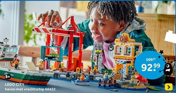 Aanbieding: LEGO CITY haven met vrachtschip 60422