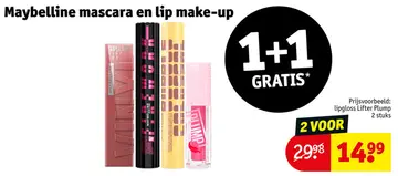 Aanbieding: Mascara en lip make-up