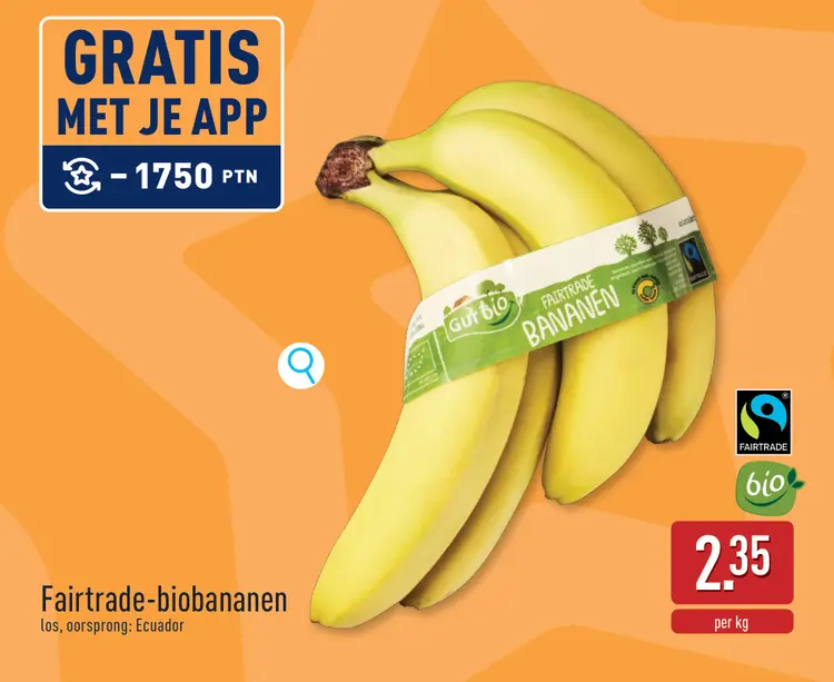 Promotie: GUT BIO Fairtrade Bananen