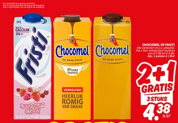 Aanbieding: CHOCOMEL OF FRISTI