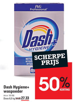Aanbieding: Dash Hygiene + waspoeder
