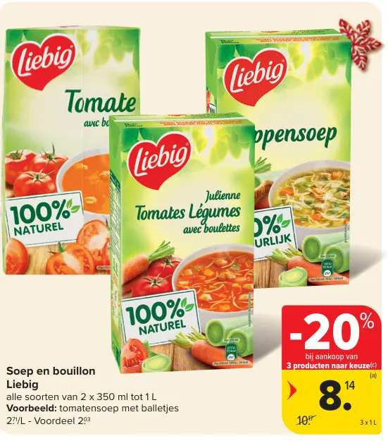 Promotie: Soep en bouillon