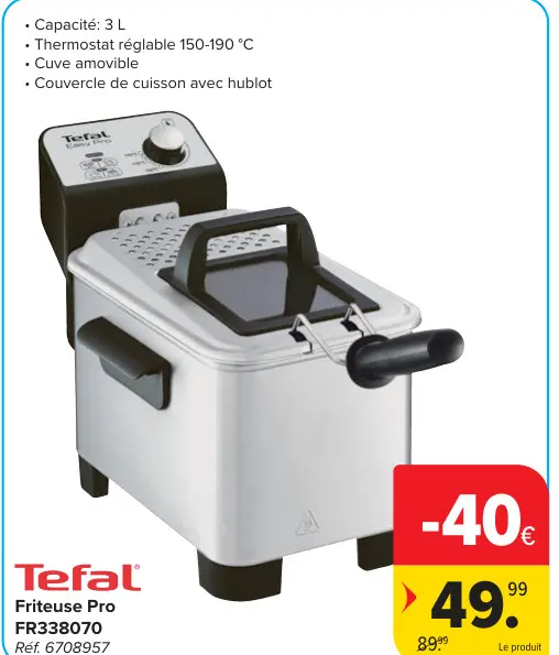 Offre: Friteuse Pro FR338070