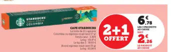 Offre: CAFE STARBUCKS