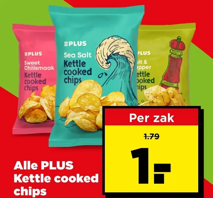 Aanbieding: Kettle cooked chips
