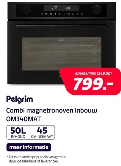 Aanbieding: Combi magnetronoven inbouw OM340MAT