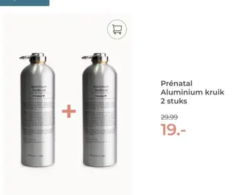 Aanbieding: Prénatal Aluminium kruik