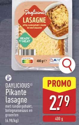 Promotie: Pikante lasagne