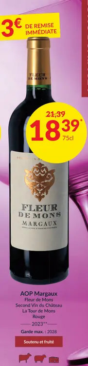 Offre: Fleur de Mons Margaux