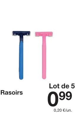 Offre: Rasoirs