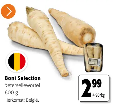 Promotie: Peterseliewortel